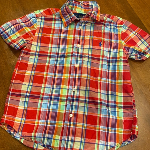 Ralph Lauren Other - Ralph Lauren boys 6 plaid button down shirt
